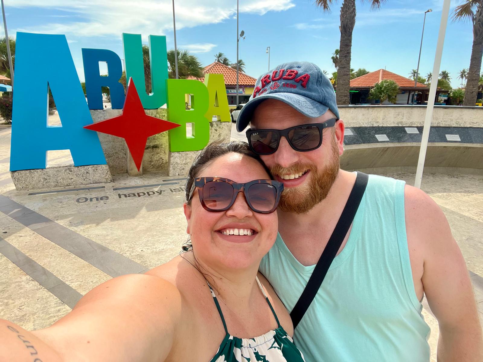 Us in Aruba